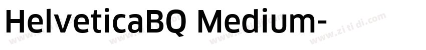 HelveticaBQ Medium字体转换